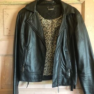 Faux leather JouJou jacket